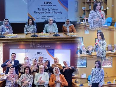 Pelatihan Public Speaking IIPK Bank Sumsel Babel Cab. Utama A. Rivai Palembang